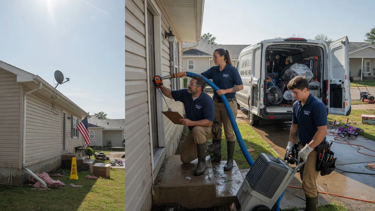 Ceiling Water Damage Restoration in Kingston, GA near me